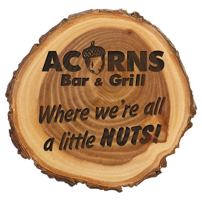 Bark Edge Elmwood Plaque