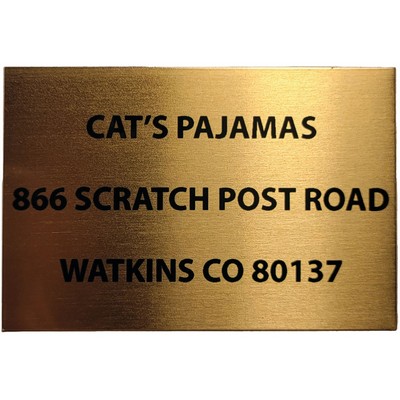 Custom Aluminum Plate