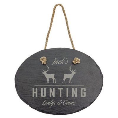 Slate Décor Sign with Hanger String