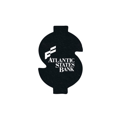 5" Standard Recycled Rubber Dollar Sign Jar Opener