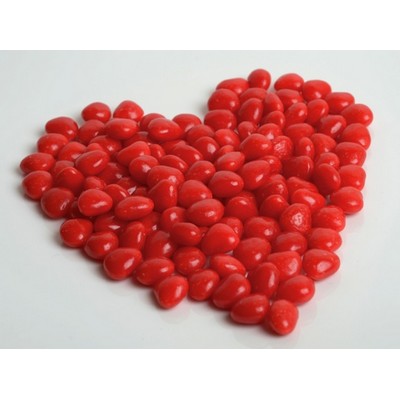 150g Cinnamon Hearts with Full Color Label